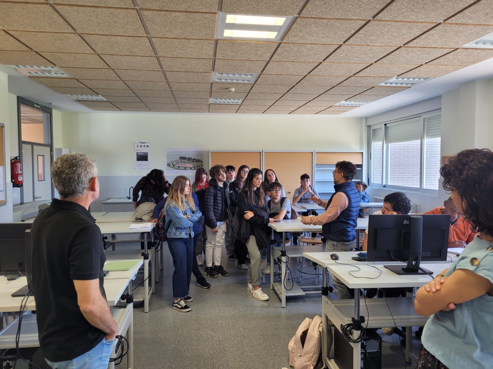 Visita de alumnos Erasmus Italianos al Centro Tecnológico 1